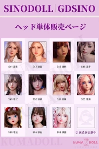 Sino Doll＆GDSINO シリコンドール ヘッド単体