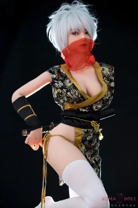 魅惑の銀髪美女 セックス人形