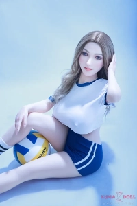 体操服姿の巨乳フルシリコン美人ドール