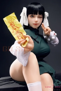 深緑チャイナドレス清楚系Iカップラブドール