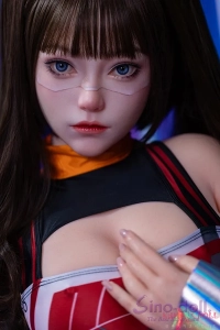 クールな青い瞳のSino Dollリアル人形