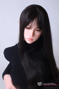黒いタイトスカートの知的美女ラブドール晨露