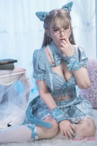 狐耳をつけた可愛い人形T38 米木
