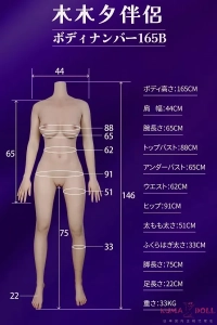 165cm Fカップ-Bリアル ラブドール身体