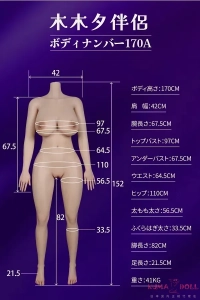 170cm Iカップリアルドール身体