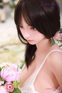 純白キャミ姿の可憐なシリコン製美少女人形