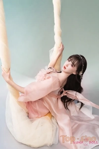 T1F米悠桜色ドレスの美少女ドール