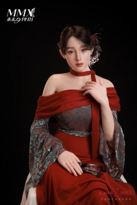 深紅スリット 梦琪 まとめ髪 163cm リアルドール