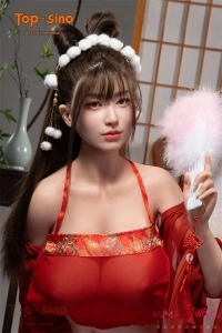 艶めく瞳の赤衣ラブドールTOPSINO160cm巨乳仕様