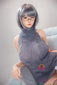 グレーヘア 眼鏡美人 阿初 163cm エッチ人形
