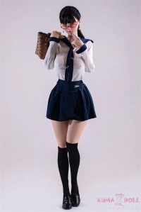 リアル ダッチワイフ 張銀熙 165cm Fカップ セーラー服 赤縁