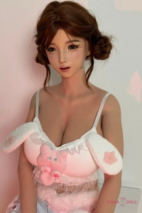 YFDOLL 褐色 リアルドール ウサギ耳付き服