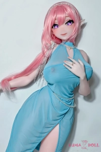 青いロングドレス 163cm 等身 大 ダッチワイフ AHRC009ヘッド 愛原空美