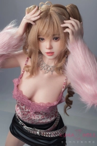 sex doll 149cm Miaヘッド 可憐なツインテール トレンド感溢れる豹紋 极致