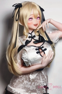 金髪ツインテール 二 次元 ラブドール 花坂纱良小悪魔顔