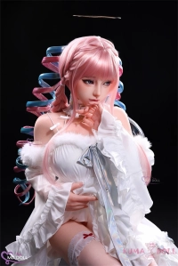 ダッチワイフ 151cm Gカップ 純白のフリルドレス アンニュイな表情 真实