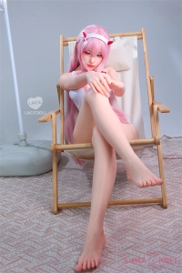 ピンクヘア 悪魔の角つき 168cm 等身 大 ラブドール 晚冰