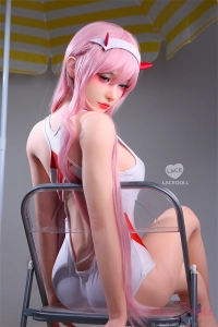 168cm Dカップ ピンク髪 スレンダー美少女 リアル ドール 水着晚冰