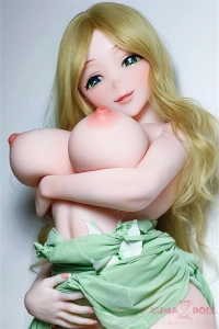 リアルドール 163cm Lカップ 圧巻の肉感美 金髪ウェーブ 二次元 究極
