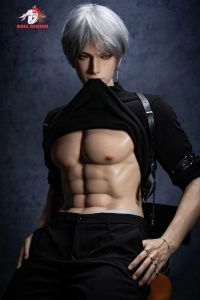 腹筋 男性 リアル ドール 白瑾 185cm 高品質シリコン製